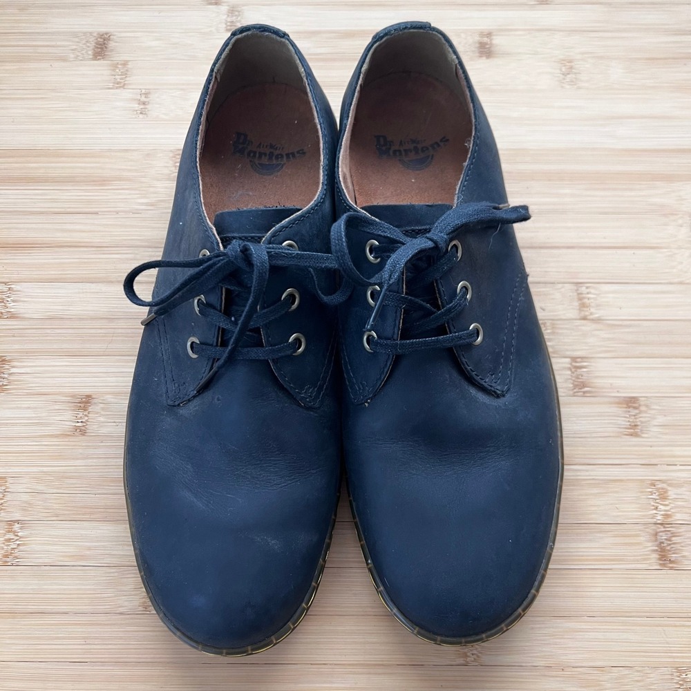 Dr‎ Martens Coronado Black Leather Oxford Mens EU 45 Iconic Classic Punk